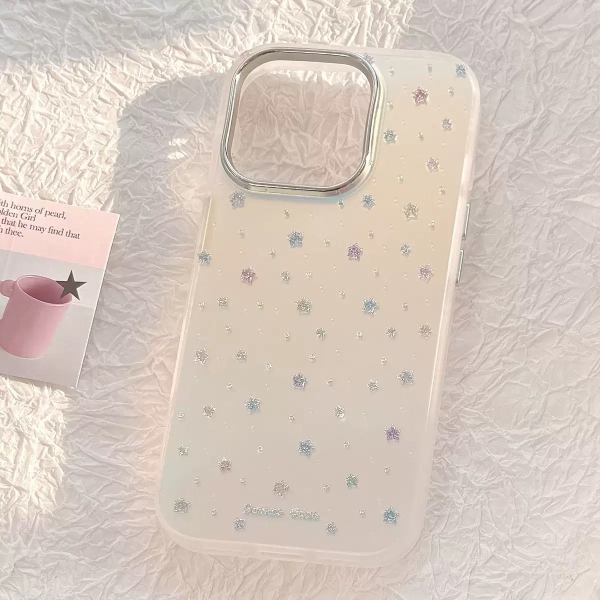Crystal Star Pattern Iridescent Laser Case