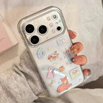 Vintage Woodland Fawn Clear Case