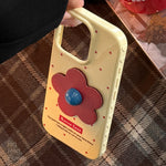 Cherry Dot Flower Case