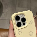 Minimalist Cartoon Puppy Sketch Matte Case