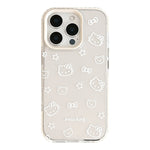 Transparent Kitty Star Case