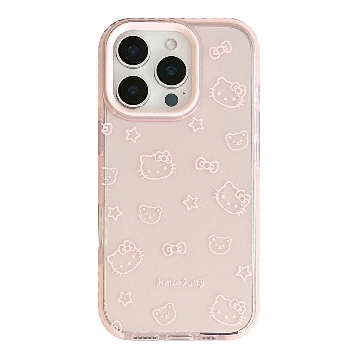 Transparent Kitty Star Case