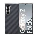 Premium Carbon Fiber Texture Slim Protective Case for Samsung Galaxy Z Fold 6