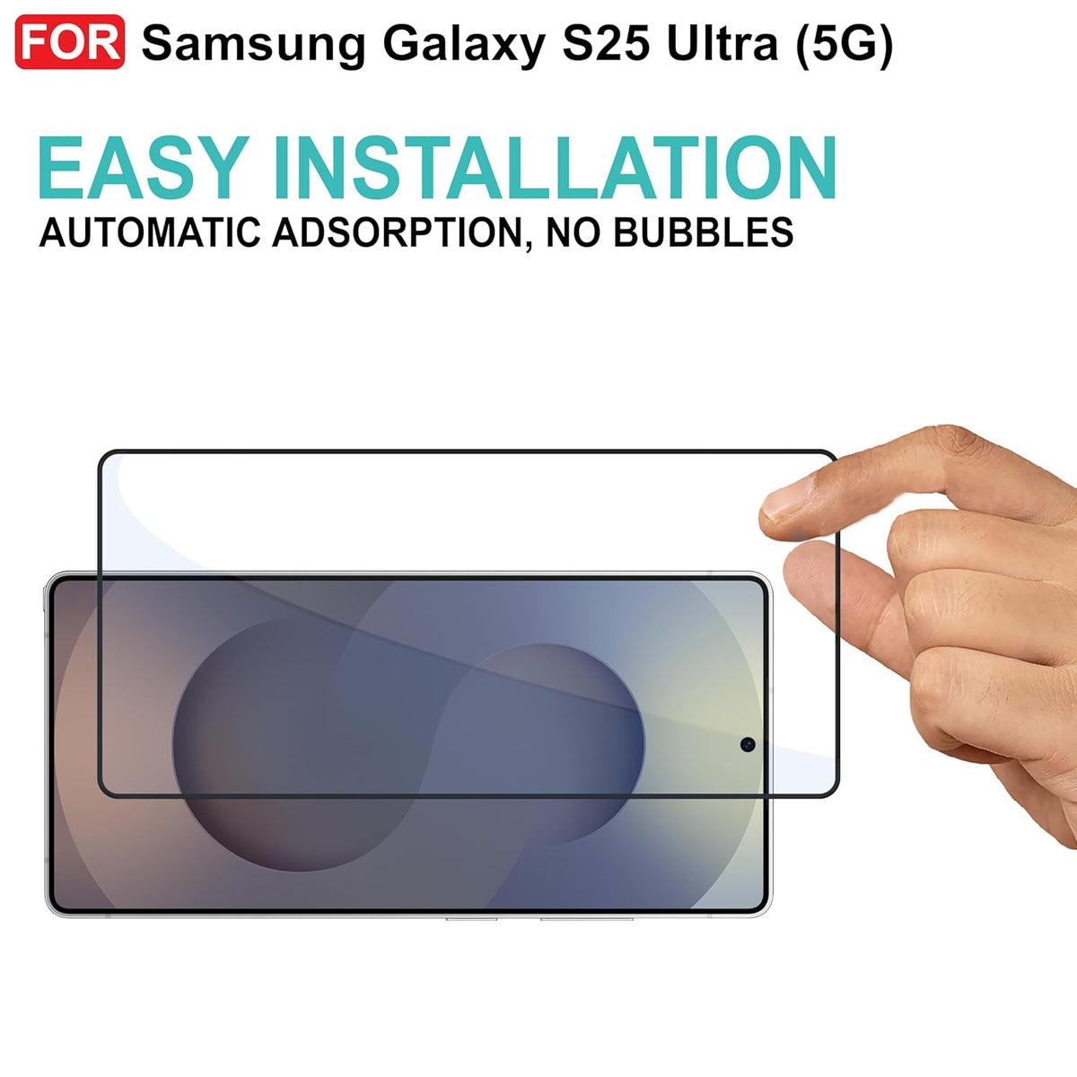 Ultra-Clear Tempered Glass Screen Protector for Samsung Galaxy S25/S24 Series