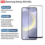 Ultra-Clear Tempered Glass Screen Protector for Samsung Galaxy S25/S24 Series