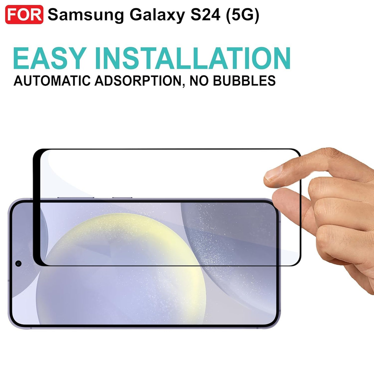 Ultra-Clear Tempered Glass Screen Protector for Samsung Galaxy S25/S24 Series