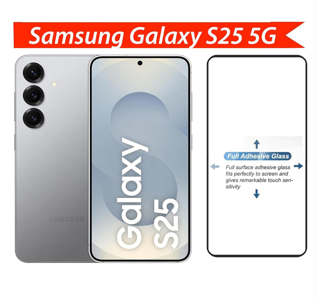 Ultra-Clear Tempered Glass Screen Protector for Samsung Galaxy S25/S24 Series