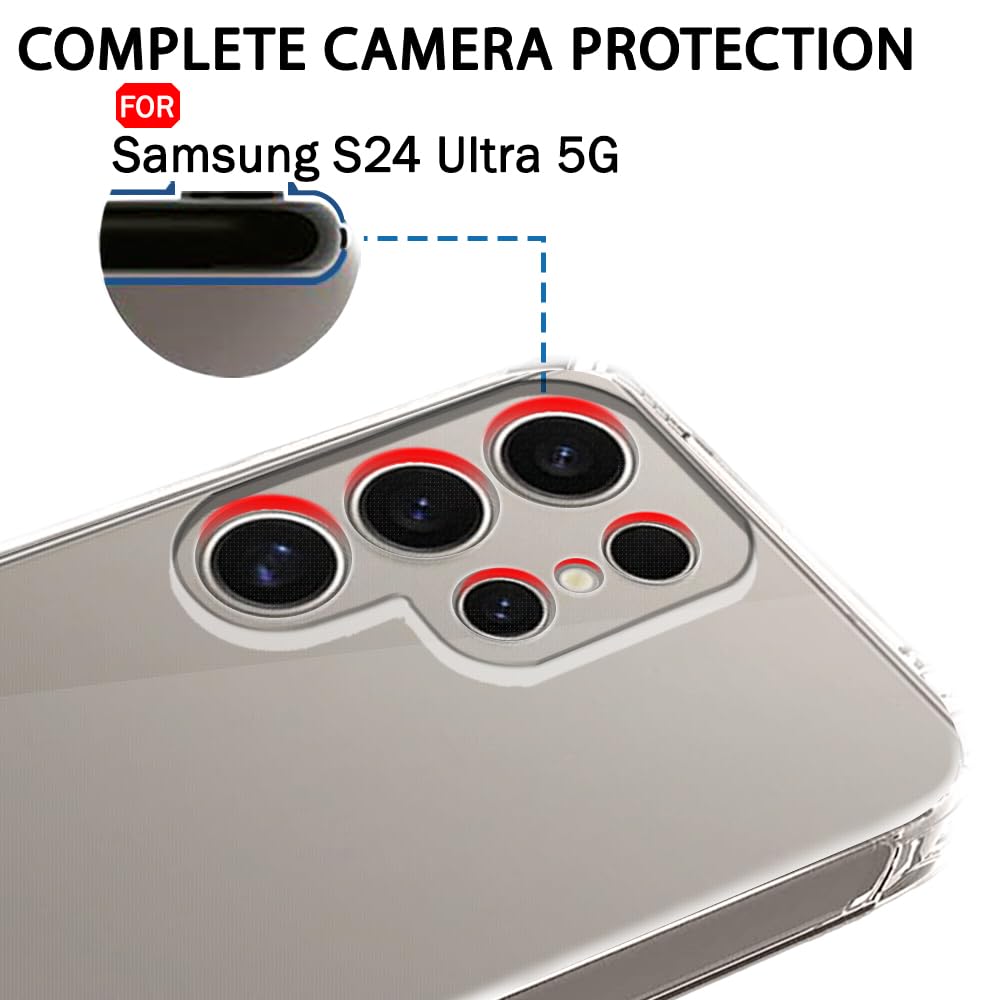 Crystal Clear Slim Design Anti-Yellow Durable Protection Case for Samsung S Series