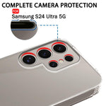 Crystal Clear Slim Design Anti-Yellow Durable Protection Case for Samsung S Series