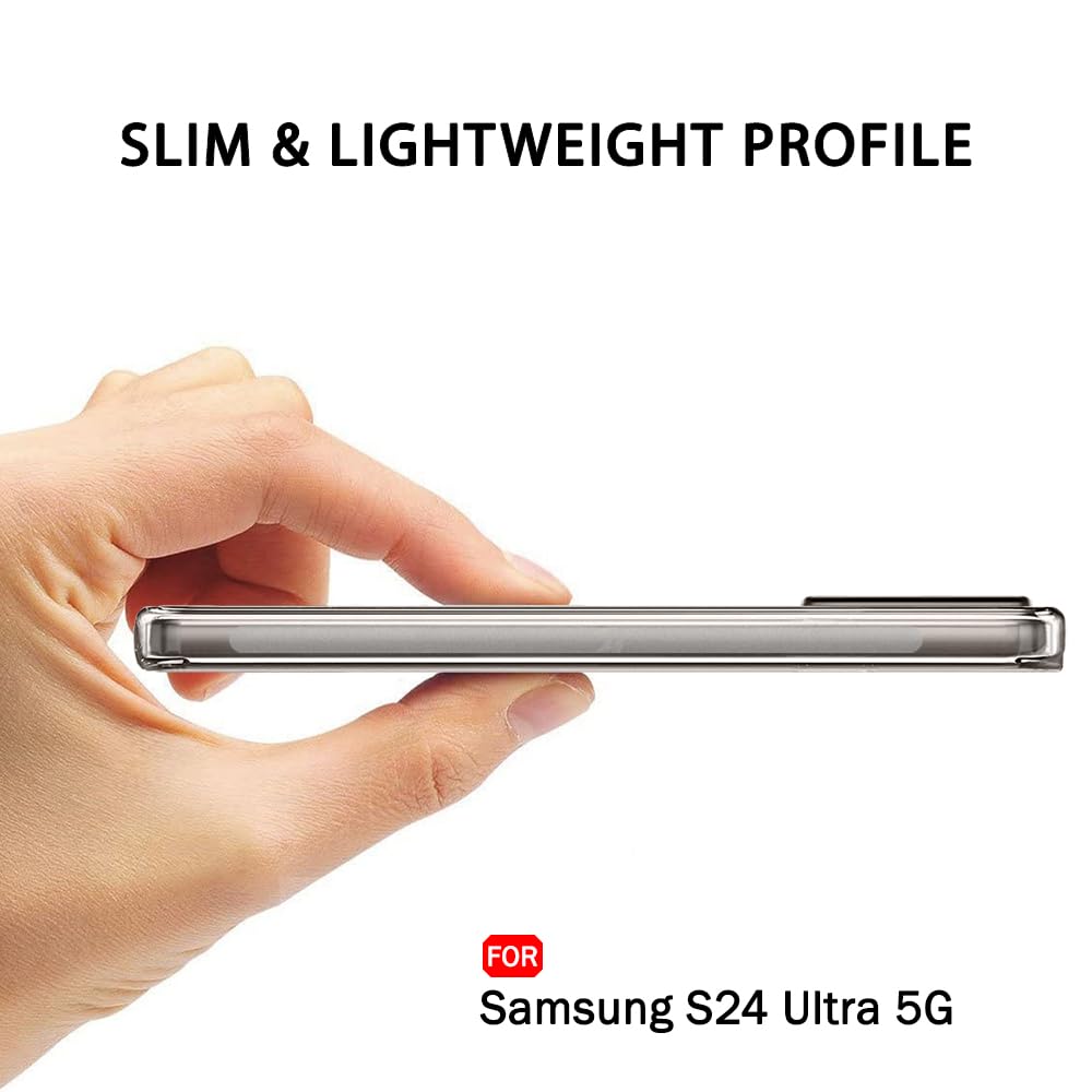 Crystal Clear Slim Design Anti-Yellow Durable Protection Case for Samsung S Series