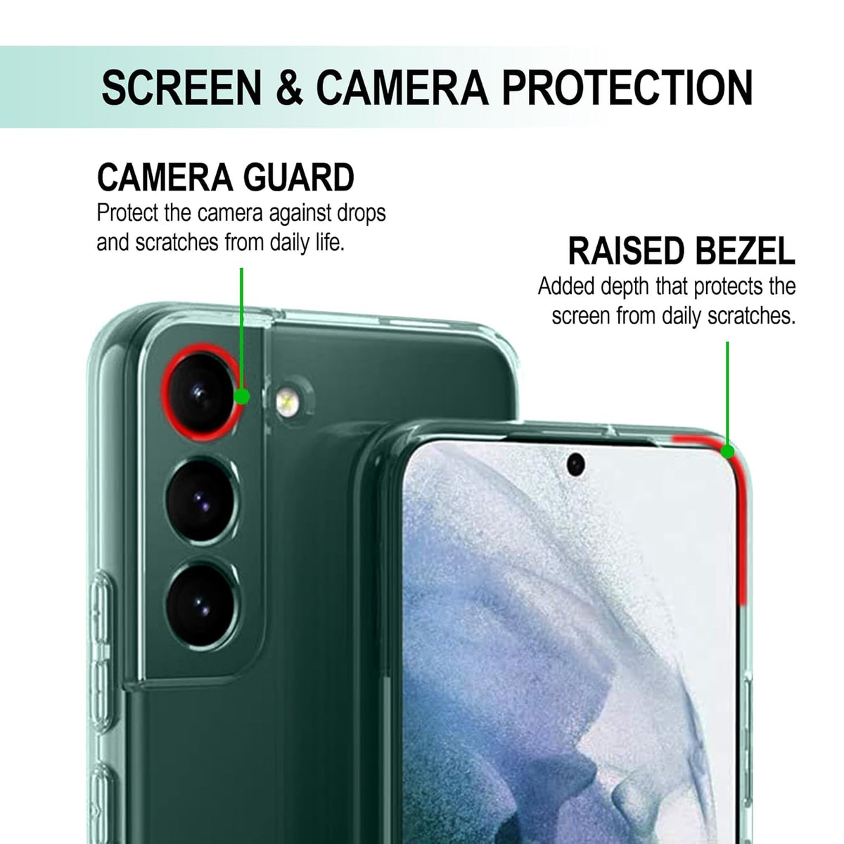 Crystal Clear Slim Design Anti-Yellow Durable Protection Case for Samsung S Series
