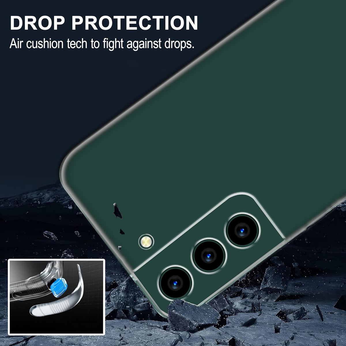Crystal Clear Slim Design Anti-Yellow Durable Protection Case for Samsung S Series