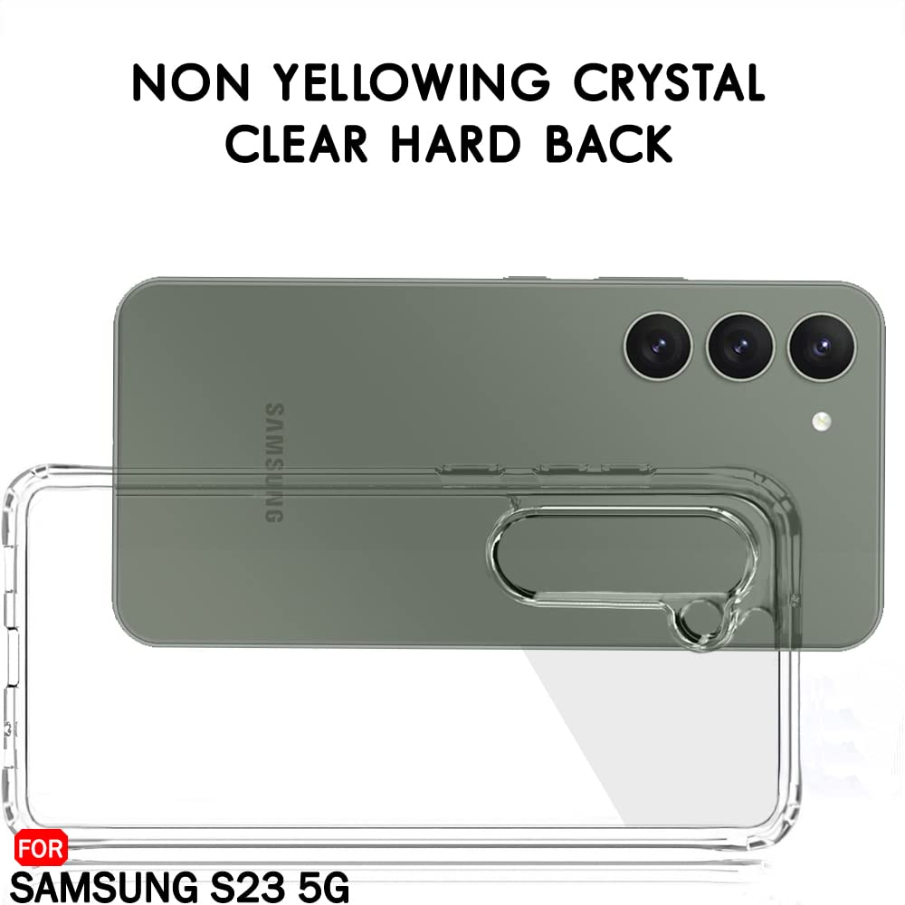 Crystal Clear Slim Design Anti-Yellow Durable Protection Case for Samsung S Series