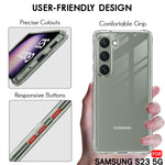 Crystal Clear Slim Design Anti-Yellow Durable Protection Case for Samsung S Series