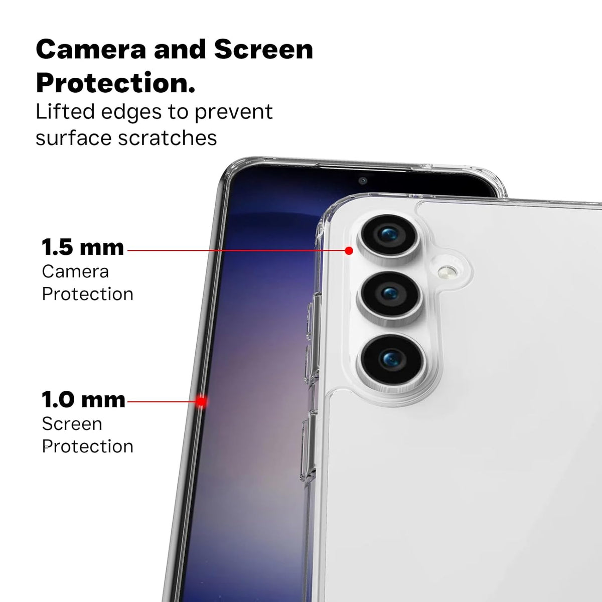 Crystal Clear Slim Design Anti-Yellow Durable Protection Case for Samsung S Series