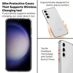 Crystal Clear Slim Design Anti-Yellow Durable Protection Case for Samsung S Series