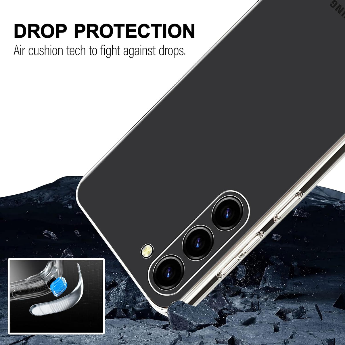 Crystal Clear Slim Design Anti-Yellow Durable Protection Case for Samsung S Series