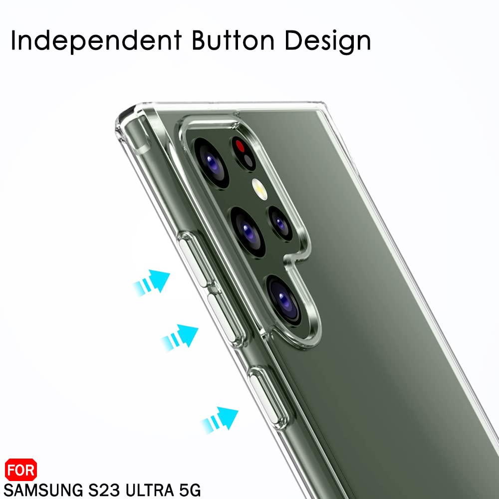 Crystal Clear Slim Design Anti-Yellow Durable Protection Case for Samsung S Series