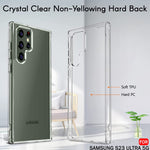 Crystal Clear Slim Design Anti-Yellow Durable Protection Case for Samsung S Series