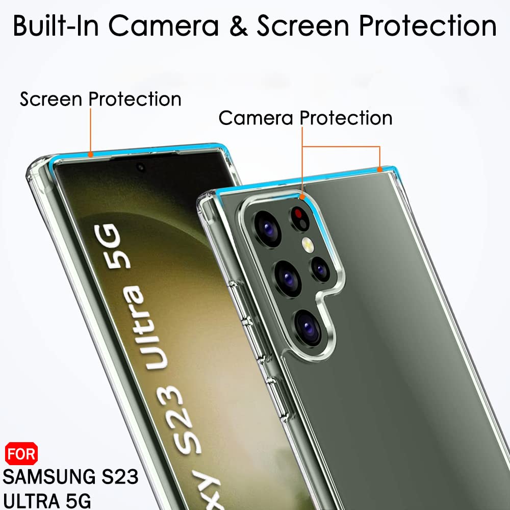 Crystal Clear Slim Design Anti-Yellow Durable Protection Case for Samsung S Series