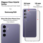 Crystal Clear Slim Design Anti-Yellow Durable Protection Case for Samsung S Series