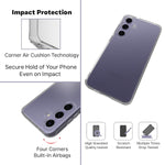 Crystal Clear Slim Design Anti-Yellow Durable Protection Case for Samsung S Series