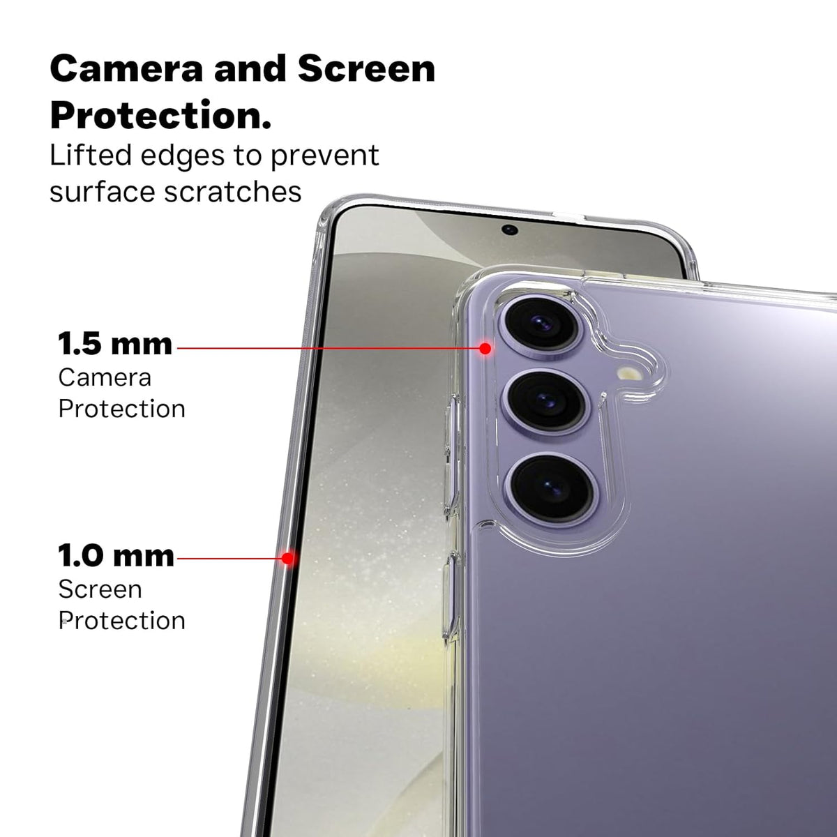 Crystal Clear Slim Design Anti-Yellow Durable Protection Case for Samsung S Series