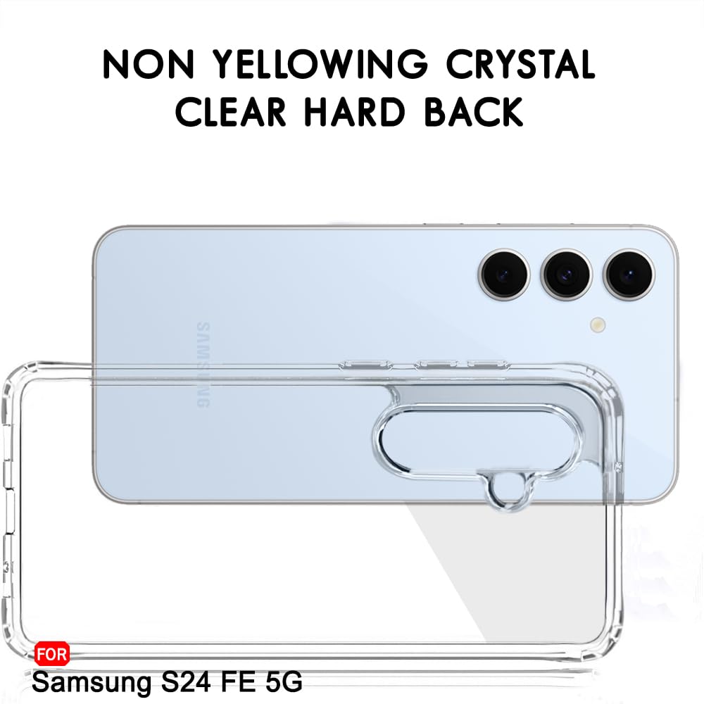 Crystal Clear Slim Design Anti-Yellow Durable Protection Case for Samsung S Series