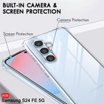 Crystal Clear Slim Design Anti-Yellow Durable Protection Case for Samsung S Series