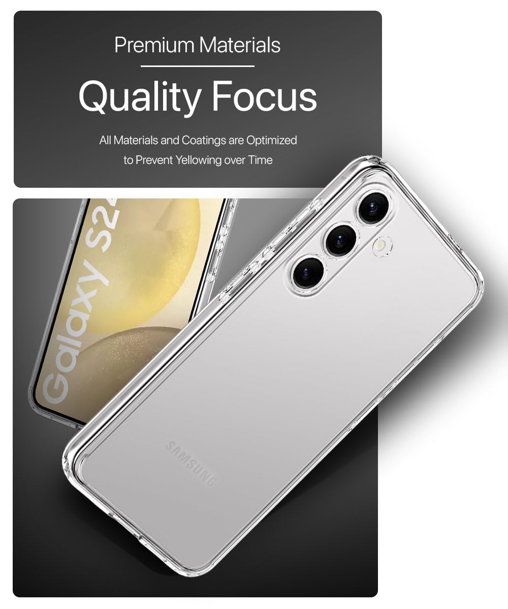 Crystal Clear Slim Design Anti-Yellow Durable Protection Case for Samsung S Series