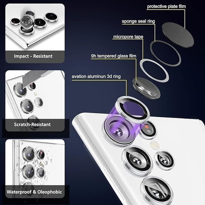 Premium Camera Lens Protector for Samsung Galaxy S24/S25 Ultra