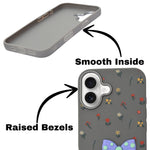 Cute Floral with 3D Bow Case For iPhone 16
