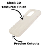 3D Ripple Wave Texture Soft Silicone Phone Case For iPhone 14 Pro