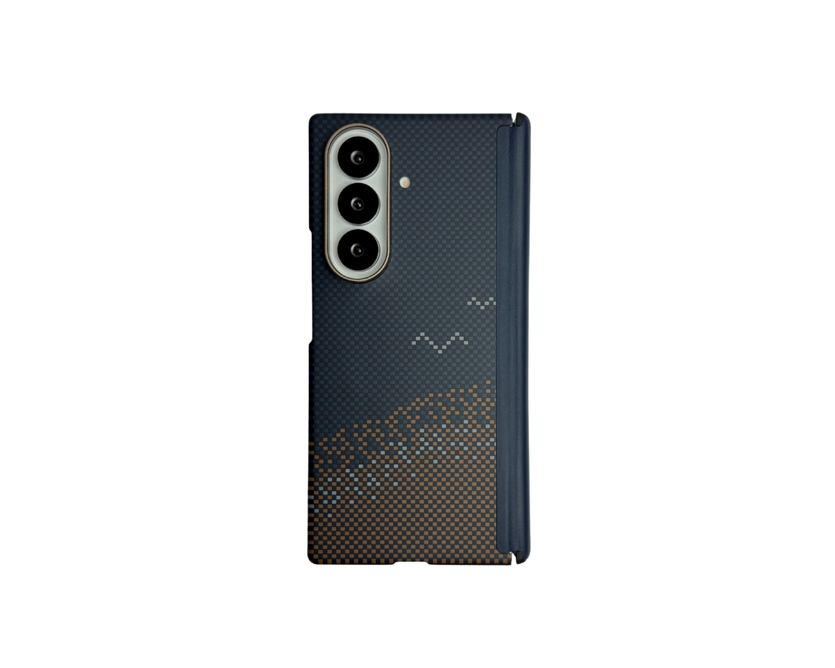 Carbon Fiber Back Case with Hinge Protection for Samsung Galaxy Z Fold 7 – Ultra-Durable & Lightweight Armor (Only Back)