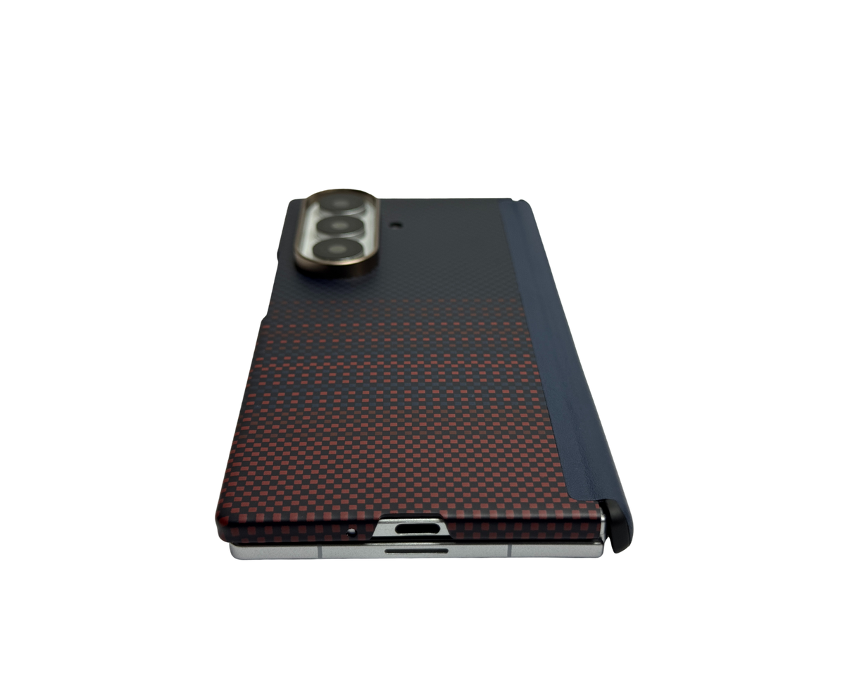 Carbon Fiber Back Case with Hinge Protection for Samsung Galaxy Z Fold 7 – Ultra-Durable & Lightweight Armor (Only Back)