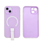 Frosty Matte with Silicone Finger Loop Phone Case for iPhone 14 Plus / 15 Plus