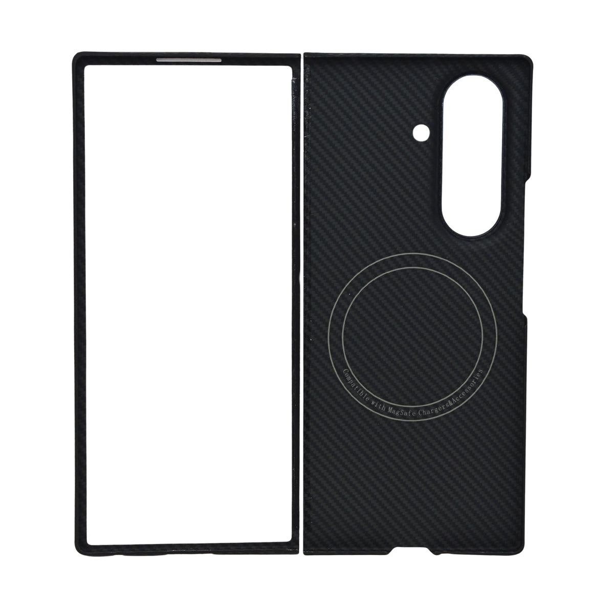 Premium Carbon Fiber Finish Ultra-Slim Cover for Samsung Galaxy Z Fold 7