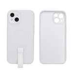 Frosty Matte with Silicone Finger Loop Phone Case for iPhone 14 Plus / 15 Plus