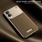 Metal Series Magsafe Leather Case With Titanium Frame