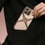X Shape Ultra Slim Premium Frameless Metal Case for Your iPhone