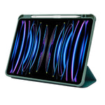 Transparent Trifold Smart Folio Case with Pencil Slot for iPad Pro 11 Inch