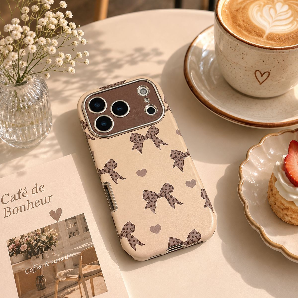 Aesthetic Ribbon Bow Case