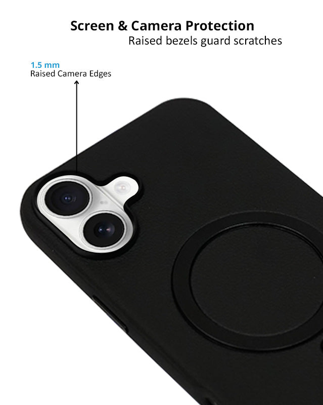 Premium Leather MagSafe Compatibility Shockproof Durable Case for Your iPhone