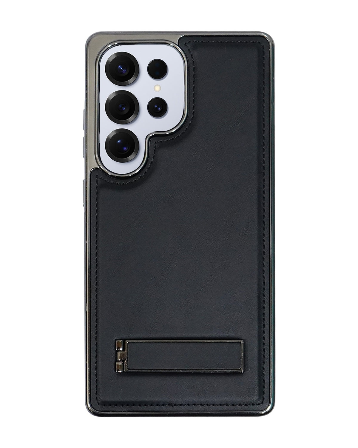 Leather MagSafe Magnetic Kickstand Case for Samsung Galaxy S25 Series