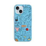 Minimal Aesthetic trendy Phone Case for iPhone 14Plus / 15Plus