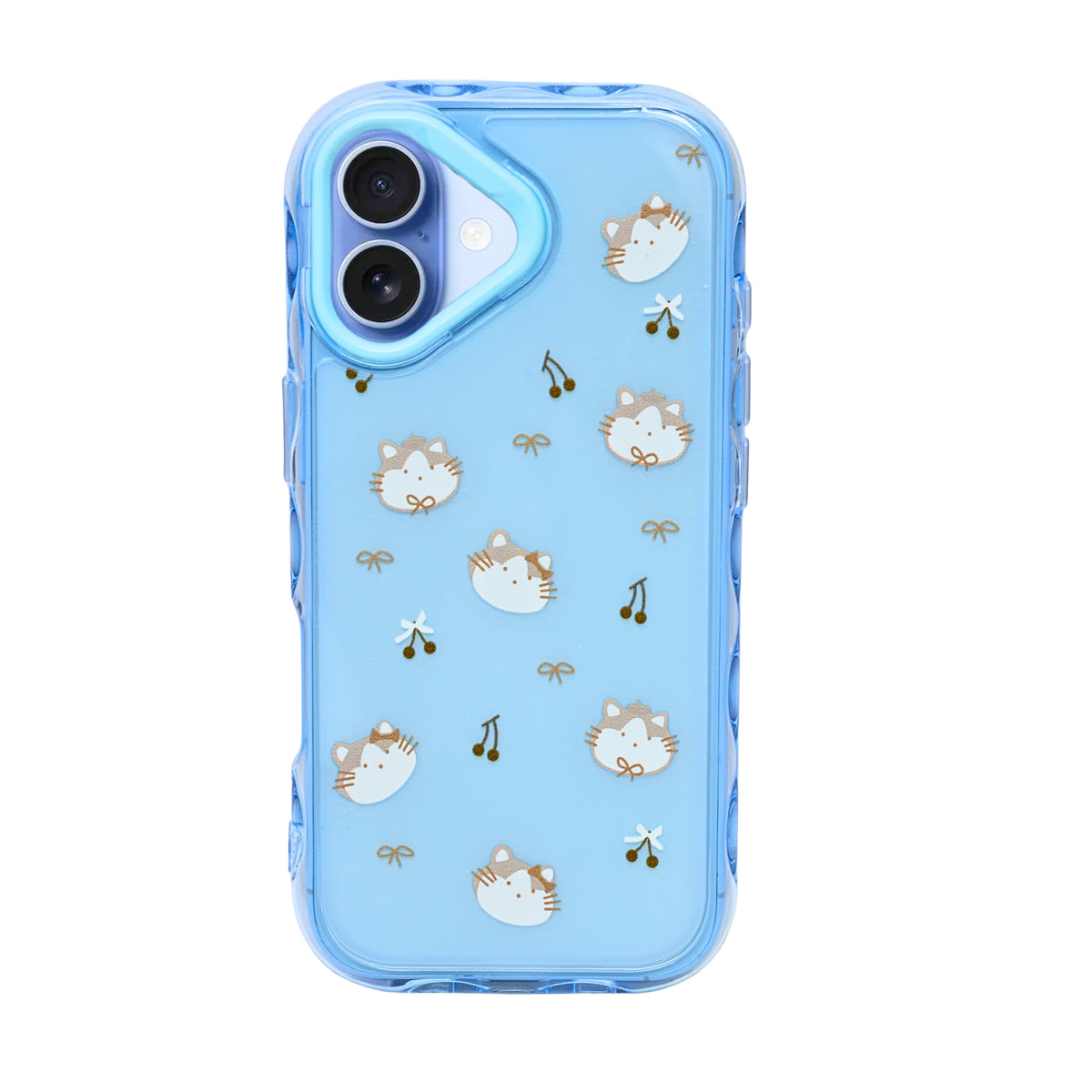 Cute Transparent Wavy Edge Phone Case for iPhone 17