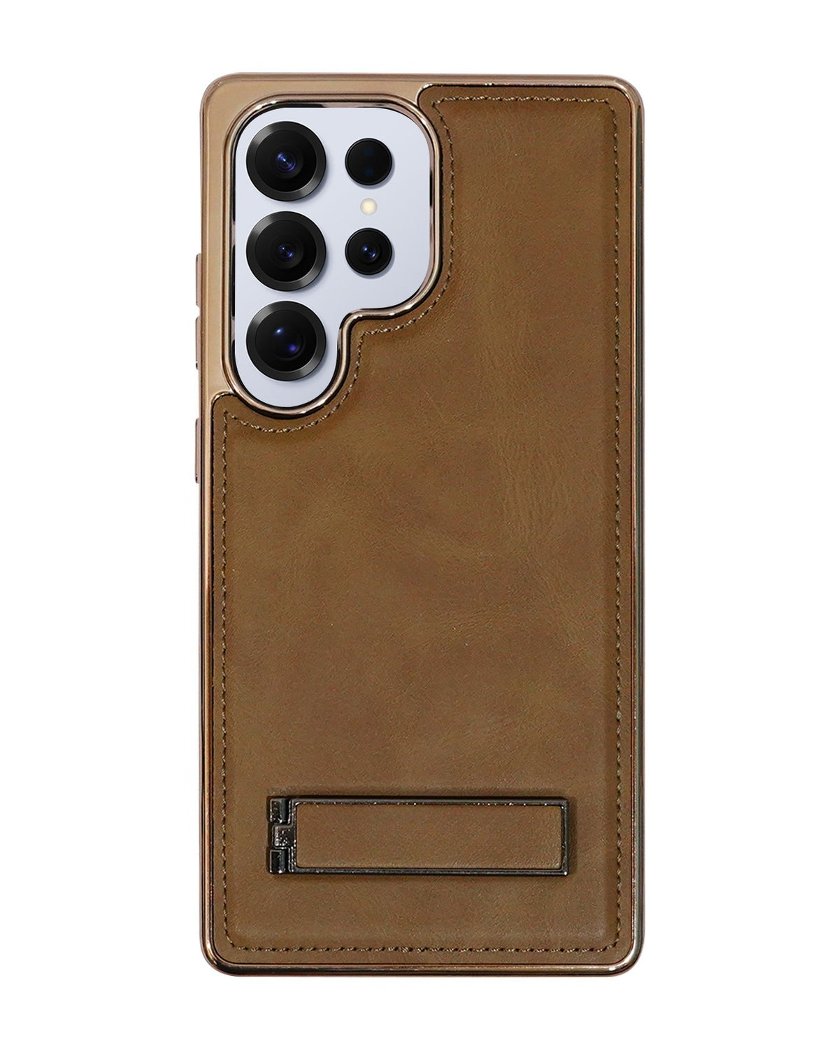 Leather MagSafe Magnetic Kickstand Case for Samsung Galaxy S25 Series