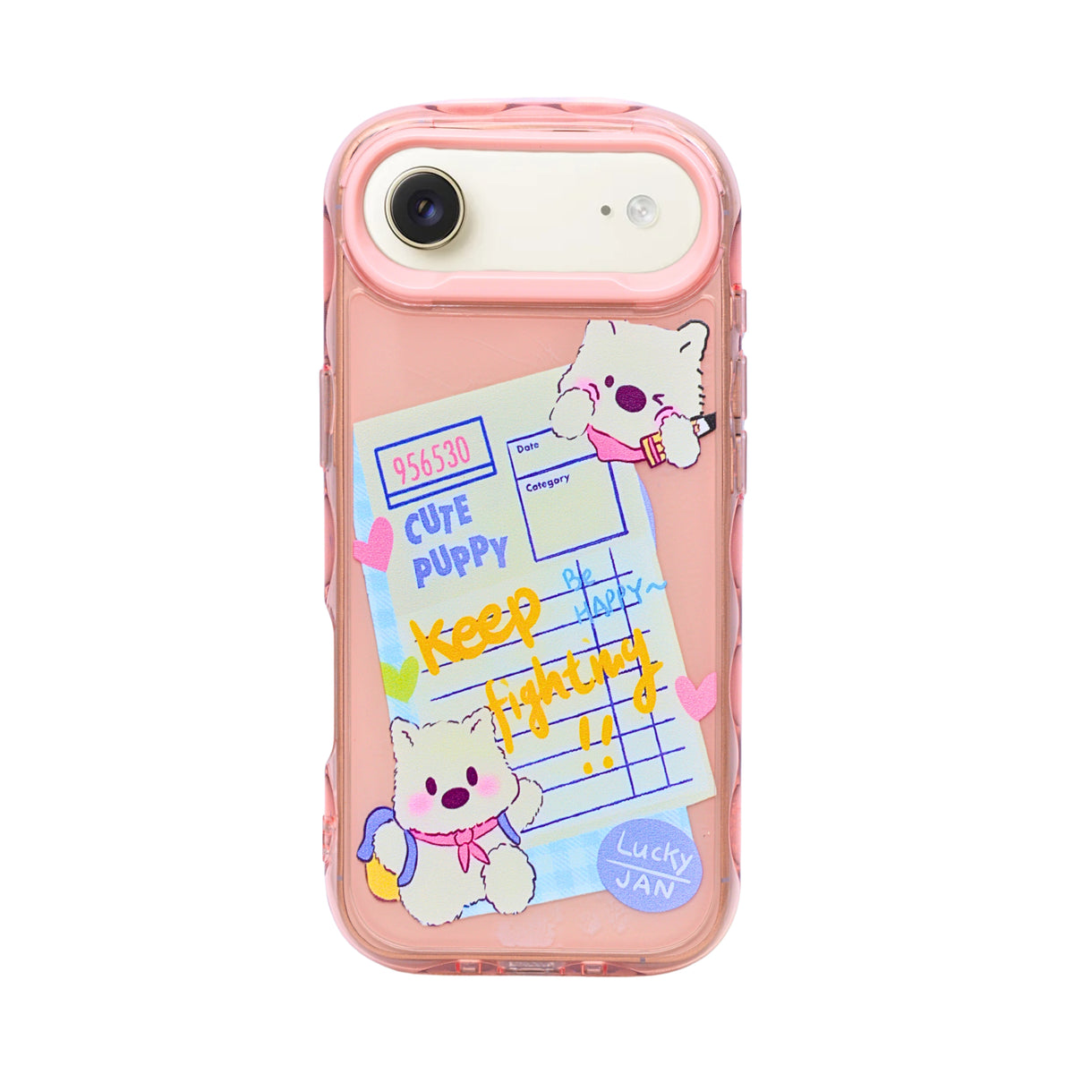 Cute Transparent Wavy Edge Phone Case for iPhone 17 Air