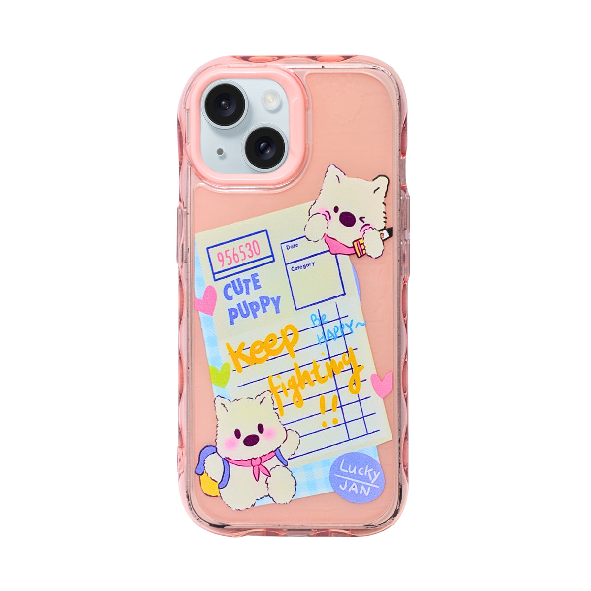 Cute Transparent Wavy Edge Phone Case for iPhone 13/ 14