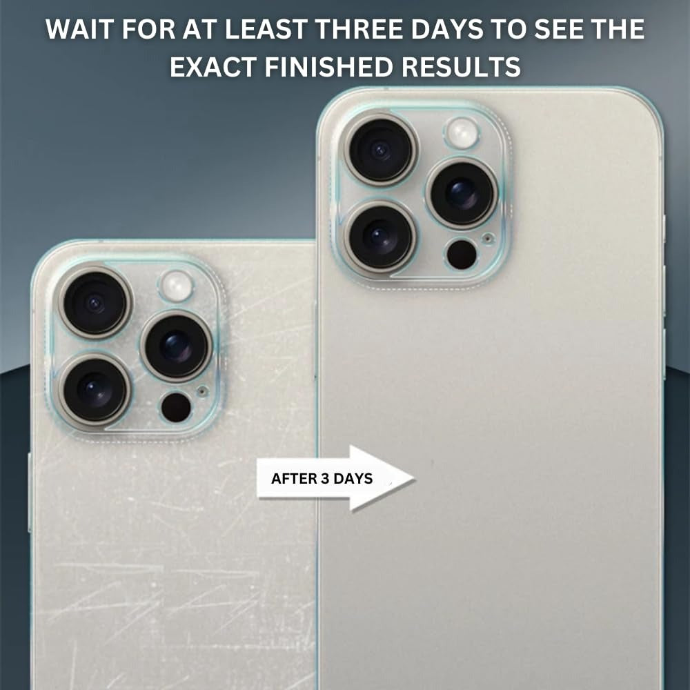 Crystal Clear Flexible Back Side Protector Membrane for iPhone 15 Pro Max